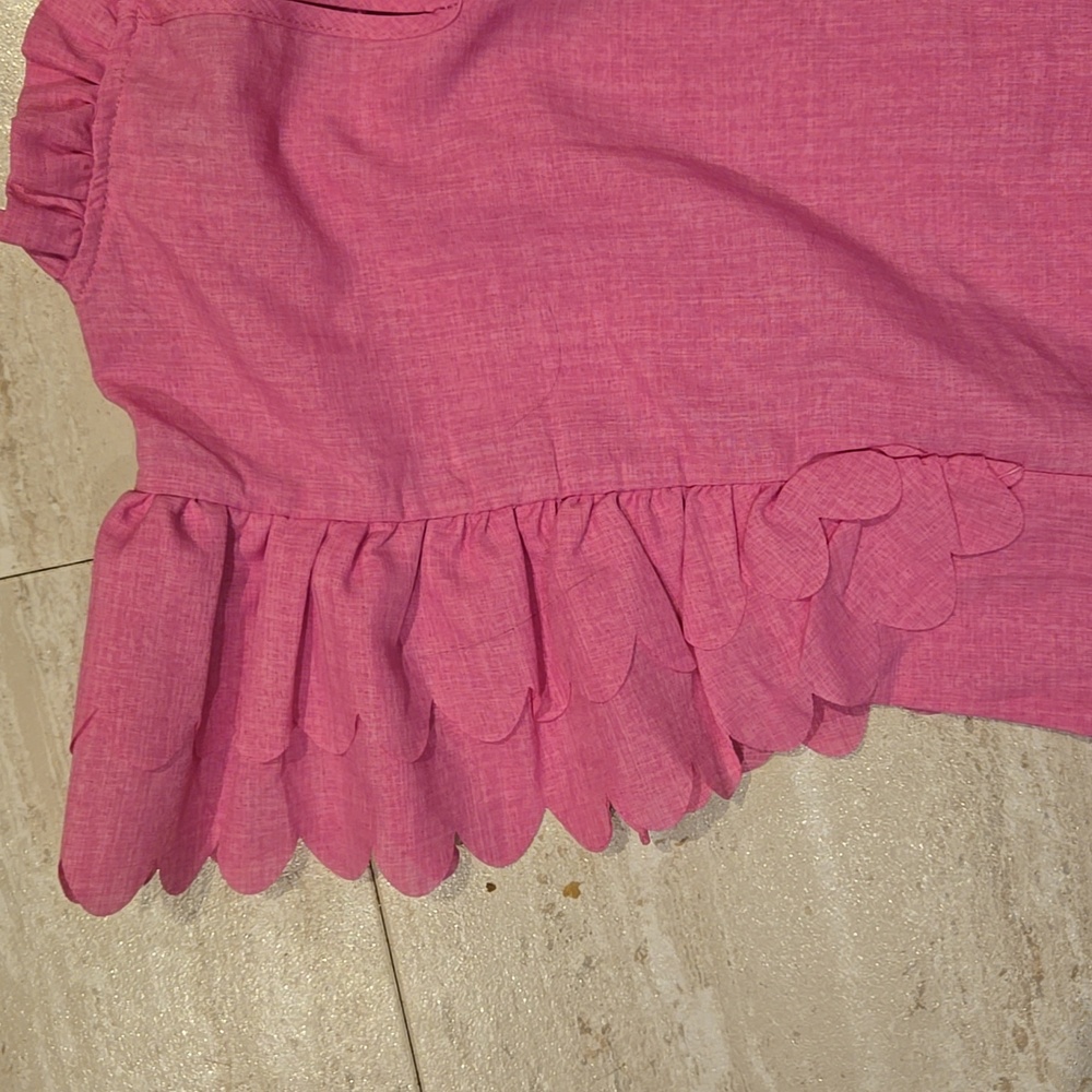 New Jodifl Los Angeles Frilly Flutter Sleeve Blouse - Picture 8 of 10